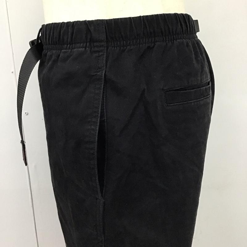 グラミチ GRAMICCI パンツ ワークパンツ、ペインターパンツ 0816-fdj ニューナローパンツ カジュアルパンツ ストレッチパンツ L ロゴ、文字 黒 / ブラック /  メンズ USED 古着 中古 10119991