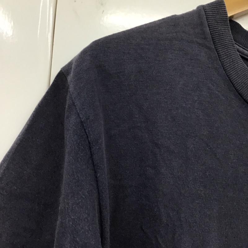 ステューシー STUSSY Tシャツ 半袖 半袖カットソー プリントTシャツ クルーネックカットソー 90s 紺タグ M ロゴ、文字 紺 / ネイビー /  メンズ USED 古着 中古 10129891