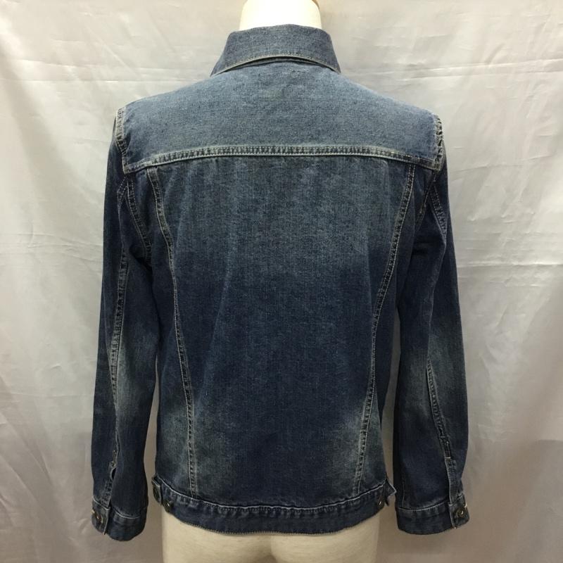 ナンバーナイン デニム NUMBER (N)INE DENIM ジャケット、上着 ジャケット、ブレザー デニムジャケット カラージャケット 長袖ジャケット ブルゾン Gジャン S 無地 インディゴ / インディゴ /  メンズ USED 古着 中古 10118656