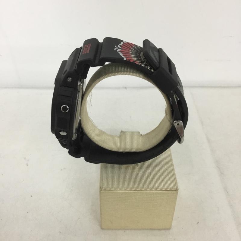 ジーショック G-SHOCK 腕時計 デジタル DW-5600KH Kelvin Hoefler Powell Peralta トリプルコラボレーション ロゴ、文字 黒 / ブラック / X 赤 / レッド /  メンズ USED 古着 中古 10140618