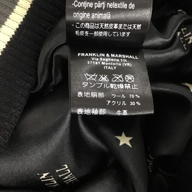 フランクリンマーシャル FRANKLIN&MARSHALL ジャケット、上着 ジャンパー、ブルゾン M 無地 黒 / ブラック / X ベージュ / ベージュ /  メンズ USED 古着 中古 10131451