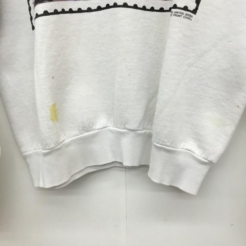 ユーズドクロージング used clothes トレーナー 長袖 FRUIT OF THE LOOM 90 s Elvis Presley エルヴィス・プレスリー USA製 XL プリント 白 / ホワイト / X 紫 / パープル / X 黒 / ブラック /  メンズ USED 古着 中古 10124392