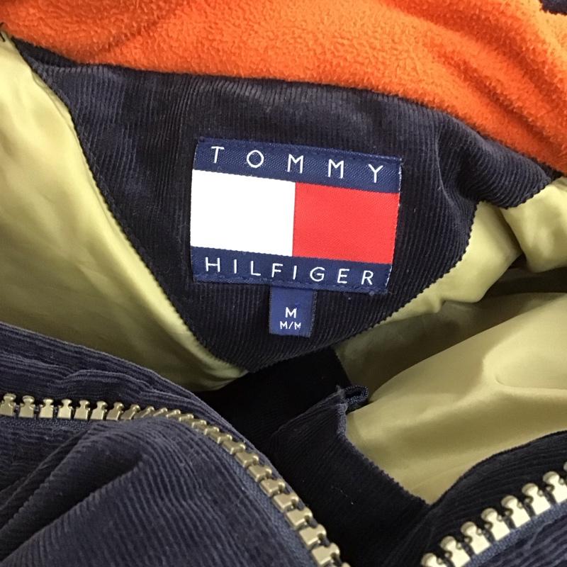 トミーヒルフィガー TOMMY HILFIGER ジャケット、上着 ジャンパー、ブルゾン ジップアップジャケット ジャンパー ダウンジャケット カジュアルジャケット アウター 90s M ロゴ、文字 紺 / ネイビー /  メンズ USED 古着 中古 10109563