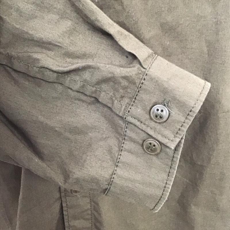 スタンプド STAMPD シャツ、ブラウス 長袖 L 無地 茶 / ブラウン /  メンズ USED 古着 中古 10108061