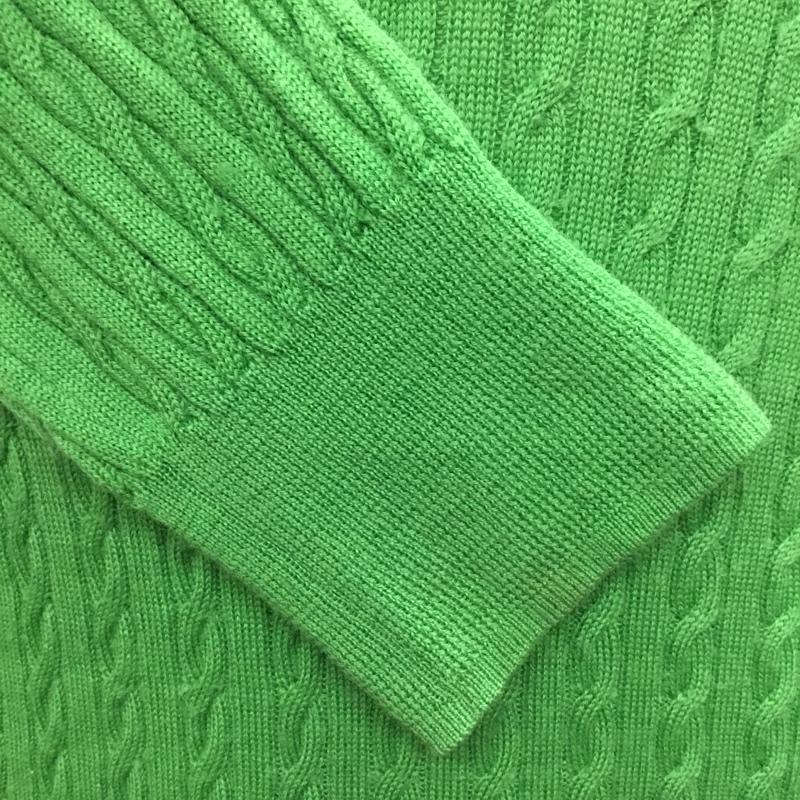 ブルーレーベル・クレストブリッジ BLUE LABEL CRESTBRIDGE ニット、セーター 長袖 3 無地 緑 / グリーン /  メンズ USED 古着 中古 10121815