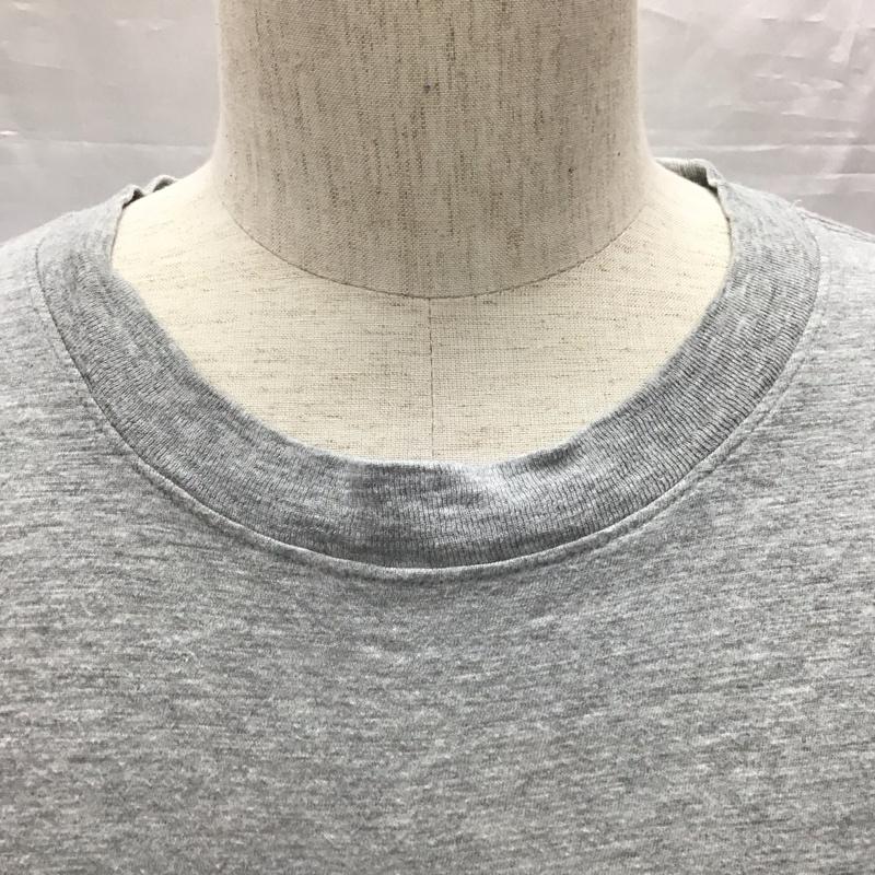 ギャップ GAP Tシャツ 半袖 クルーネック S ロゴ、文字 灰 / グレー /  メンズ USED 古着 中古 10117063