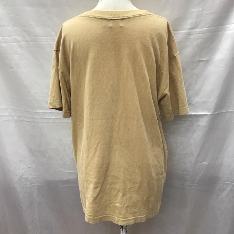 エックスガール X-girl Tシャツ 半袖 クルーネック ロゴ、文字 ベージュ / ベージュ /  レディース USED 古着 中古 10117036