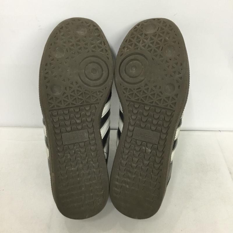 アディダス adidas スニーカー スニーカー 019000 Samba Leather サンバ レザー 26cm 26.0cm ロゴ、文字 黒 / ブラック / X 白 / ホワイト /  メンズ USED 古着 中古 10147713