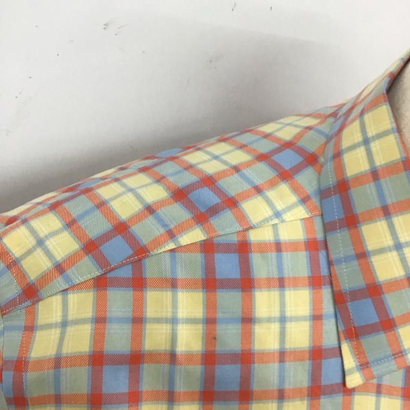 ブルックスブラザーズ BROOKS BROTHERS シャツ、ブラウス 長袖 長袖シャツ カラーシャツ ポケットシャツ 長袖カットソー チェックシャツ M チェック マルチカラー / マルチカラー /  メンズ USED 古着 中古 10112774
