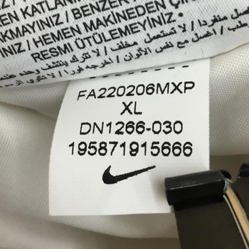 ナイキ NIKE ジャケット、上着 ジャンパー、ブルゾン DN1266-030　Solo Swoosh Satin Bomber Jacket XL ロゴ、文字 白 / ホワイト /  メンズ USED 古着 中古 10119984