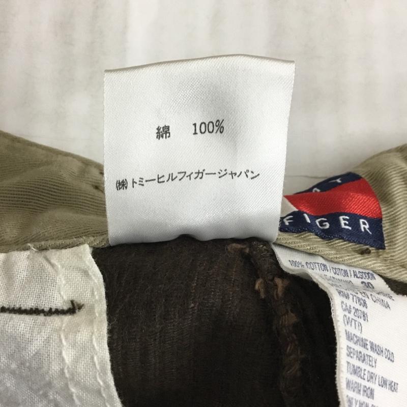 トミーヒルフィガー TOMMY HILFIGER パンツ ワークパンツ、ペインターパンツ コーデュロイパンツ ワイドパンツ ストレートパンツ カジュアルパンツ 30インチ 無地 茶 / ブラウン /  メンズ USED 古着 中古 10120835