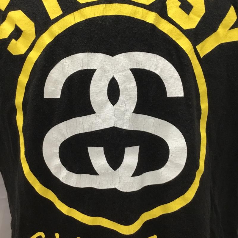 ステューシー STUSSY Tシャツ 半袖 L ロゴ、文字 X プリント 黒 / ブラック /  メンズ USED 古着 中古 10113424