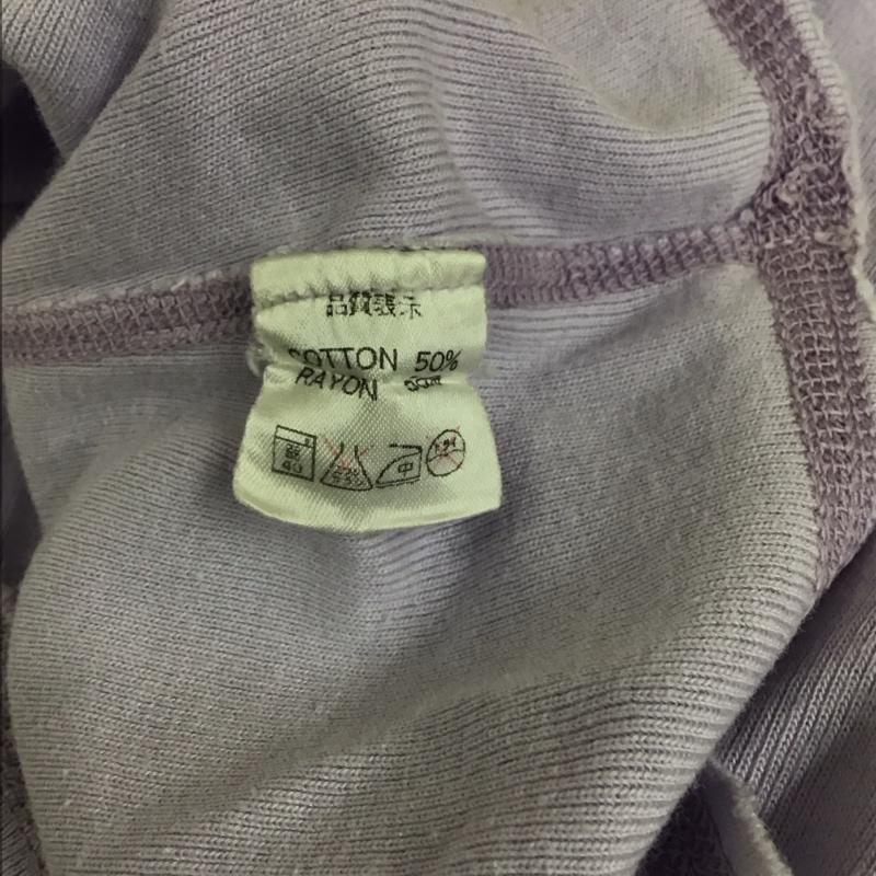 アールジェイビー R.J.B Tシャツ 半袖 ヘンリーネック 38 ワンポイント 紫 / パープル /  メンズ USED 古着 中古 10111858