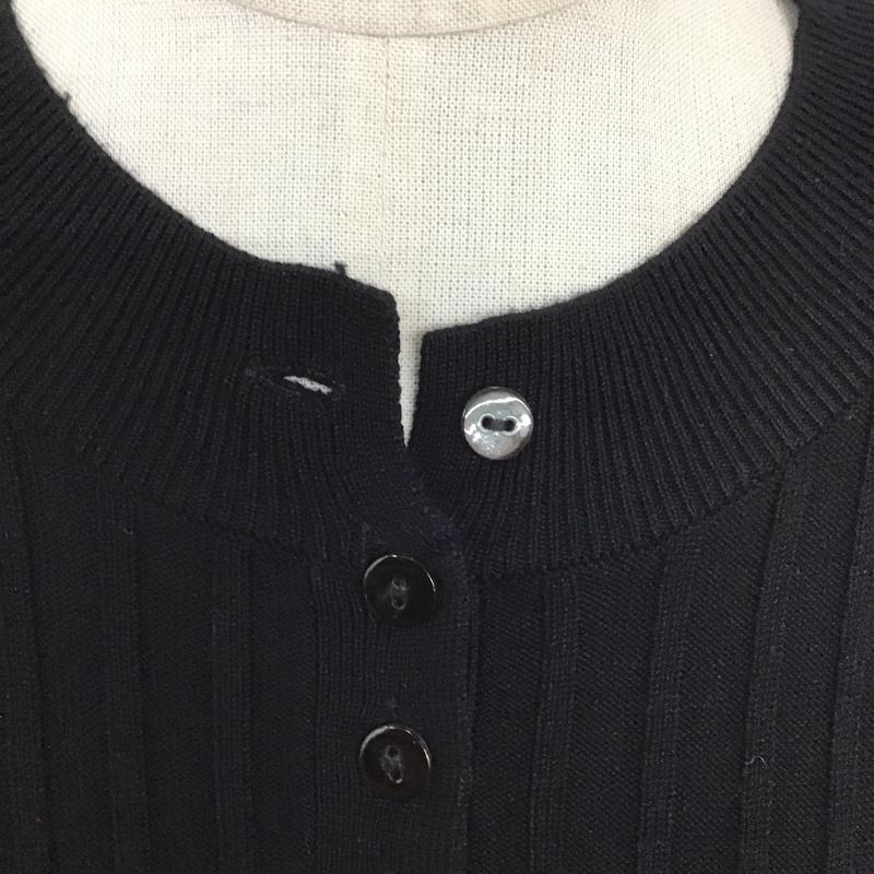 スライ SLY ワンピース ロングスカート 030fsz73-3070 ワンピース 長袖ニットワンピース 2 無地 黒 / ブラック /  レディース USED 古着 中古 10124581