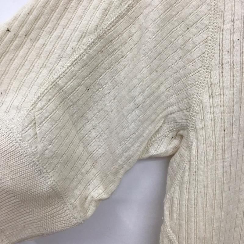 ナンバーナイン NUMBER (N)INE カットソー 半袖 半袖カットソー ヘンリーネックカットソー リブカットソー 3 無地 アイボリー / アイボリー /  メンズ USED 古着 中古 10137008