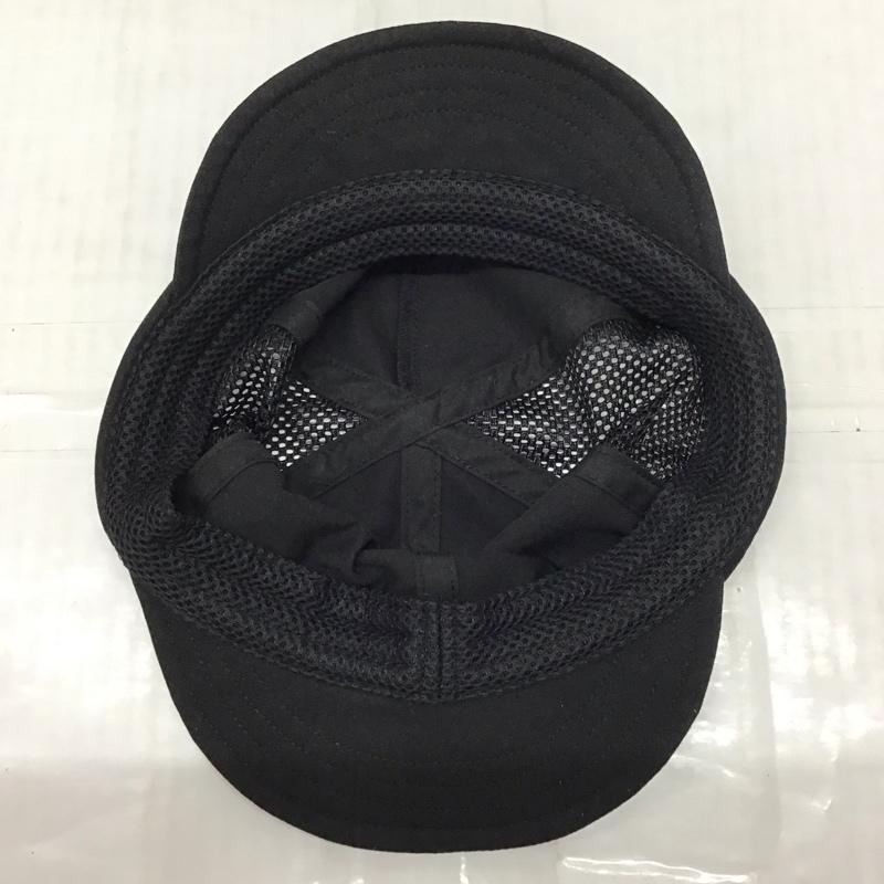 コンフィー comfy 帽子 キャップ ダブルフェイス メッシュ ロゴ、文字 黒 / ブラック /  メンズ USED 古着 中古 10116990