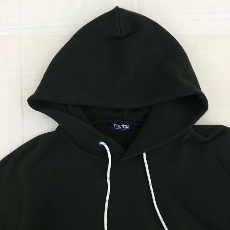 ノーティカ NAUTICA パーカー 長袖 213-1248 XL 無地 緑 / グリーン /  メンズ USED 古着 中古 10143910
