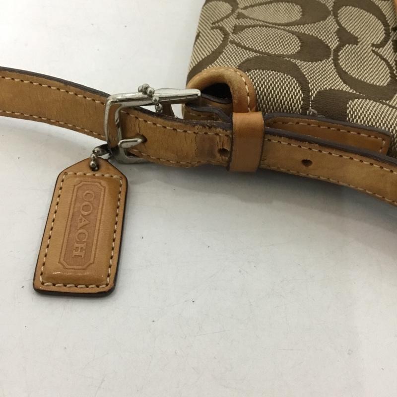 コーチ COACH ショルダーバッグ ショルダーバッグ 6079 シグネチャー 総柄 ベージュ / ベージュ /  レディース USED 古着 中古 10147449