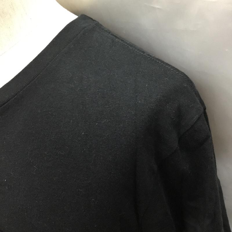 ポーラー POLeR Tシャツ 半袖 クルーネック 胸ポケット S プリント 黒 / ブラック /  メンズ USED 古着 中古 10119804