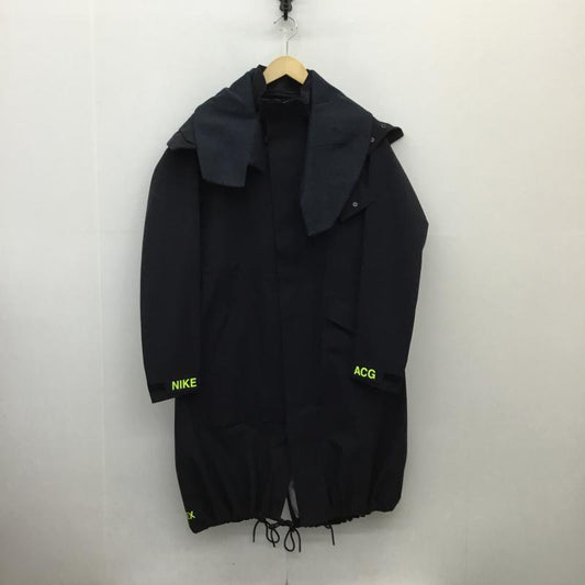 ナイキ エィシージー NIKE ACG コート コート一般 NIKE ACG GORE-TEX COAT S ロゴ、文字 黒 / ブラック / X 薄緑 / ライトグリーン /  レディース USED 古着 中古 10124747