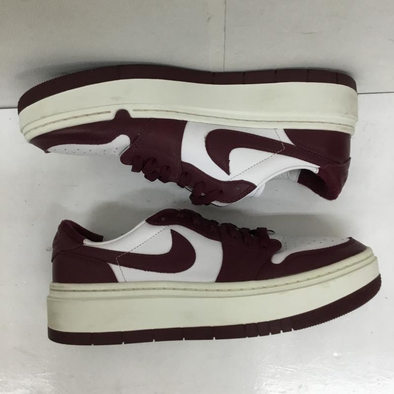 ナイキ NIKE スニーカー スニーカー DH7004-161 Women s Air Jordan 1 Elevate Low Dark Beetroot 28.5cm ロゴ、文字 白 / ホワイト / X ボルドー / ボルドー /  メンズ USED 古着 中古 10138522