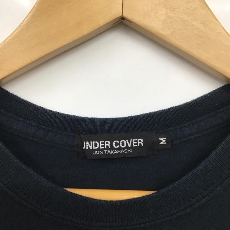 アンダーカバー UNDERCOVER Tシャツ 半袖 半袖カットソー プリントTシャツ クルーネックカットソー M ロゴ、文字 紺 / ネイビー /  メンズ USED 古着 中古 10131136