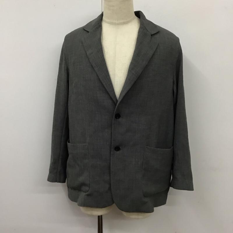 アダムエロペ ADAM ET ROPE  ジャケット、上着 ジャケット、ブレザー GWV-09010-A テーラードジャケット M 無地 灰 / グレー /  メンズ USED 古着 中古 10117356