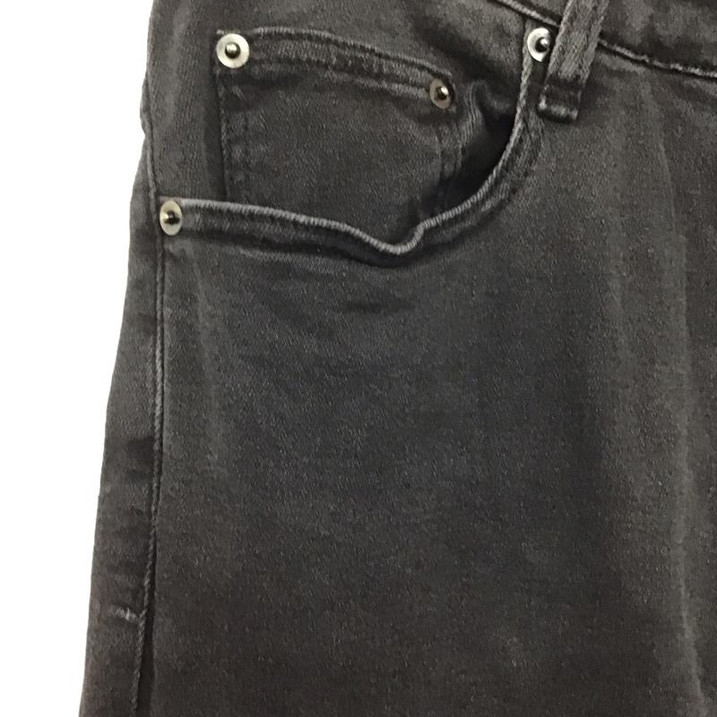 ザラ ZARA パンツ デニム、ジーンズ 5575 415 822 スキニー ストレッチ EU40 無地 黒 / ブラック /  レディース USED 古着 中古 10140201