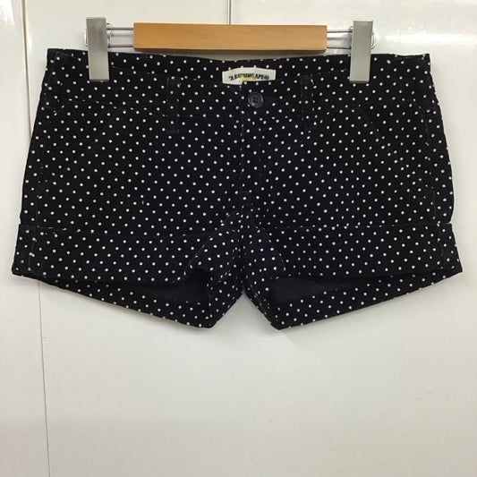 アベイシングエイプ A BATHING APE パンツ ショートパンツ コーデュロイ XS ドット 紺 / ネイビー /  レディース USED 古着 中古 10115098