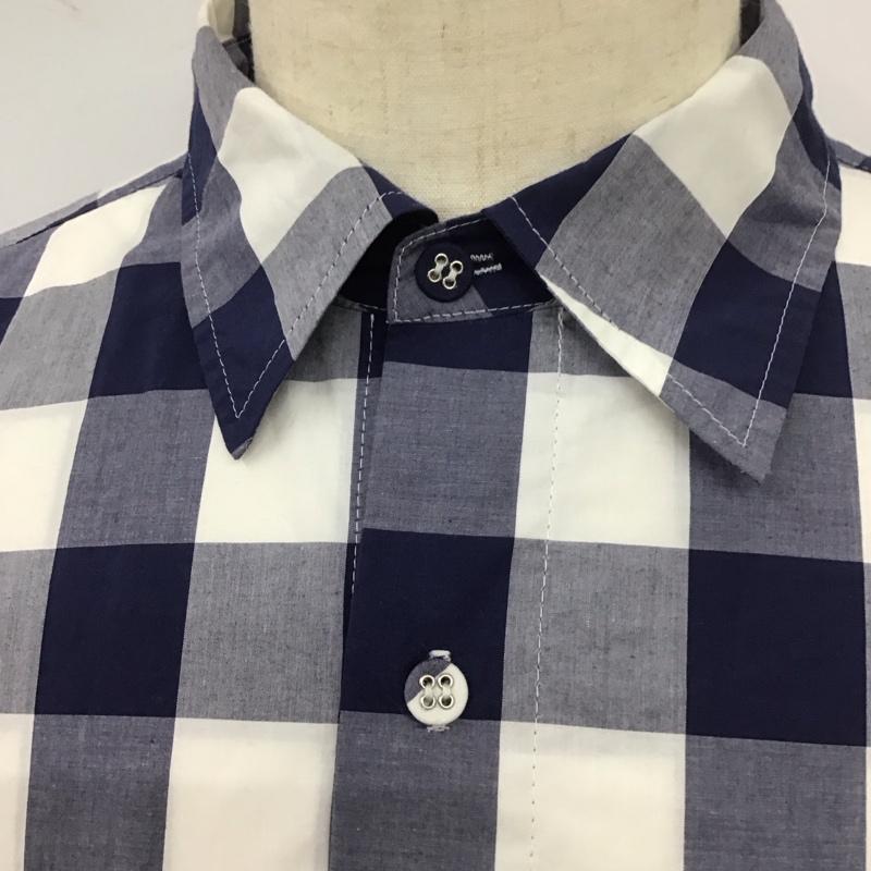 シーエムエフアウトドアガーメント CMF OUTDOOR GARMENT シャツ、ブラウス 長袖 cmf2302-s04j NEWSPAPERSHIRTS 長袖シャツ チェックシャツ M チェック 白 / ホワイト / X 青 / ブルー /  メンズ USED 古着 中古 10112581