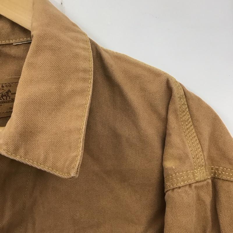 リーバイストラウスアンドコー Levi Strauss & co. ジャケット、上着 ジャケット、ブレザー ジップアップジャケット Gジャン デニムジャケット 40 ロゴ、文字 橙 / オレンジ /  メンズ USED 古着 中古 10134872