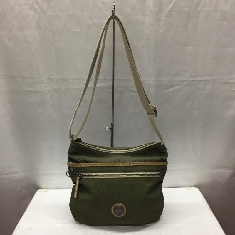 キプリング kipling ショルダーバッグ ショルダーバッグ K18799-23U ARTO ロゴ、文字 カーキ / カーキ /  レディース USED 古着 中古 10109869