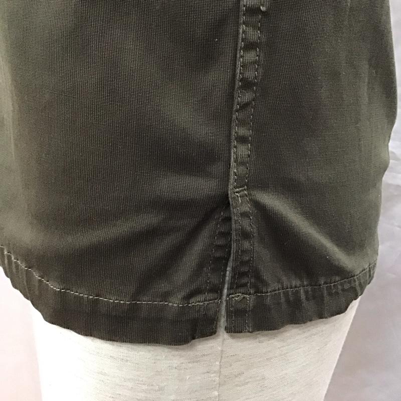 ナノユニバース nano・universe シャツ、ブラウス 長袖 NUC61SH0220DS ミリタリーシャツ S 無地 カーキ / カーキ /  メンズ USED 古着 中古 10122626