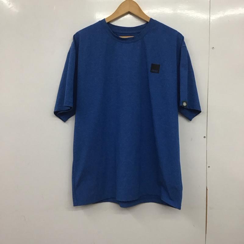ジープ Jeep Tシャツ 半袖 半袖カットソー プリントTシャツ クルーネックカットソー 0 ロゴ、文字 青 / ブルー /  メンズ USED 古着 中古 10148325
