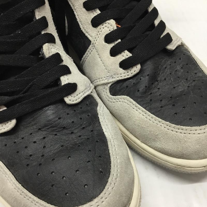 ナイキ NIKE スニーカー スニーカー 555088-018 AIR JORDAN 1 RETRO HIGH OG 28.5cm 箱有 28.5cm ロゴ、文字 黒 / ブラック / X 灰 / グレー / X 橙 / オレンジ /  メンズ USED 古着 中古 10106865