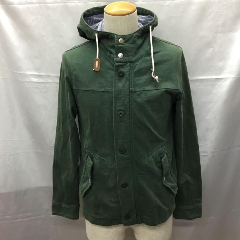 グリーンレーベルリラクシング green label relaxing ジャケット、上着 ジャンパー、ブルゾン 3227-186-0212 コットンマウンテンパーカー ジップアップジャケット アウター M 無地 緑 / グリーン /  メンズ USED 古着 中古 10108757