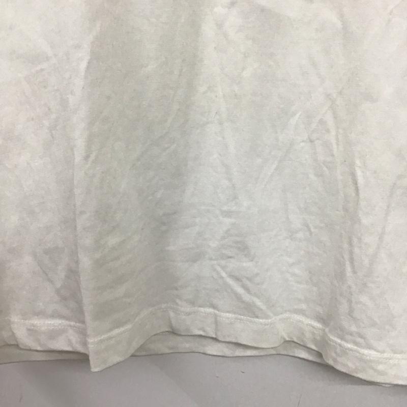ザラ ZARA Tシャツ 半袖 半袖カットソー プリントTシャツ クルーネックカットソー M プリント 白 / ホワイト /  レディース USED 古着 中古 10149559