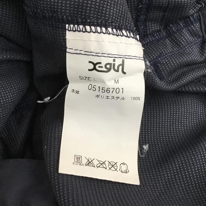エックスガール X-girl パンツ ショートパンツ 05156701 ハーフパンツ M ロゴ、文字 紺 / ネイビー /  レディース USED 古着 中古 10107174