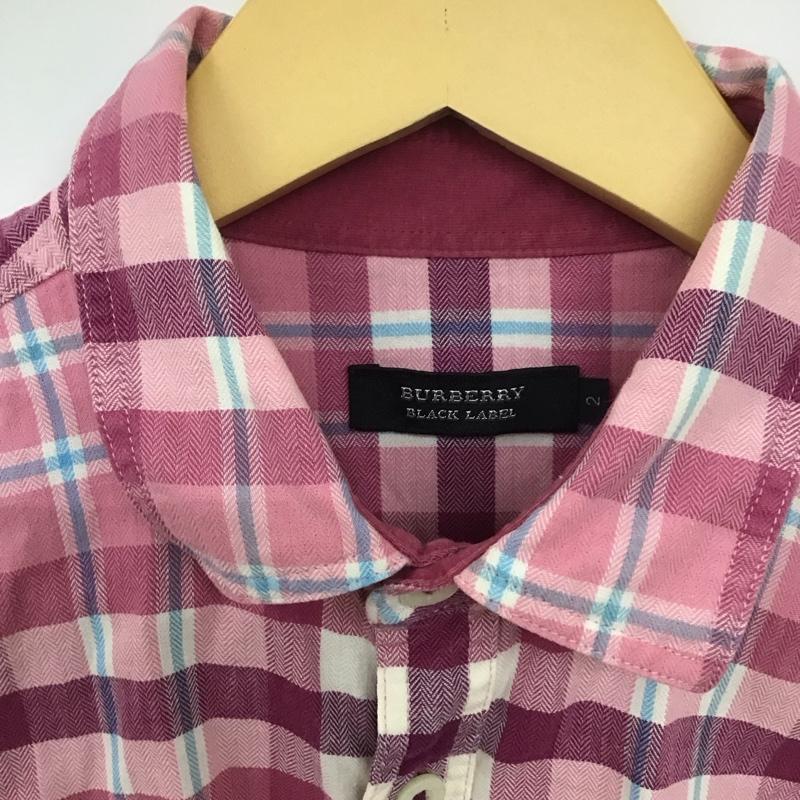 バーバリーブラックレーベル BURBERRY BLACK LABEL シャツ、ブラウス 長袖 長袖シャツ チェックシャツ カラーシャツ 2 チェック マルチカラー / マルチカラー /  メンズ USED 古着 中古 10135854