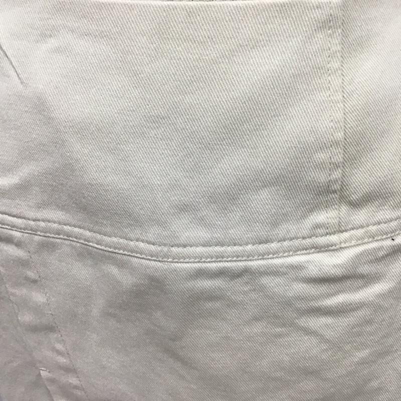 ヌナ NEUNA スカート ロングスカート ロングスカート デニムスカート 巻きスカート M 無地 白 / ホワイト /  レディース USED 古着 中古 10125156