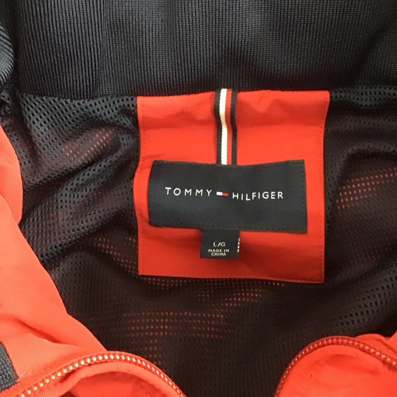 トミーヒルフィガー TOMMY HILFIGER ジャケット、上着 ジャンパー、ブルゾン L ロゴ、文字 赤 / レッド /  メンズ USED 古着 中古 10106752