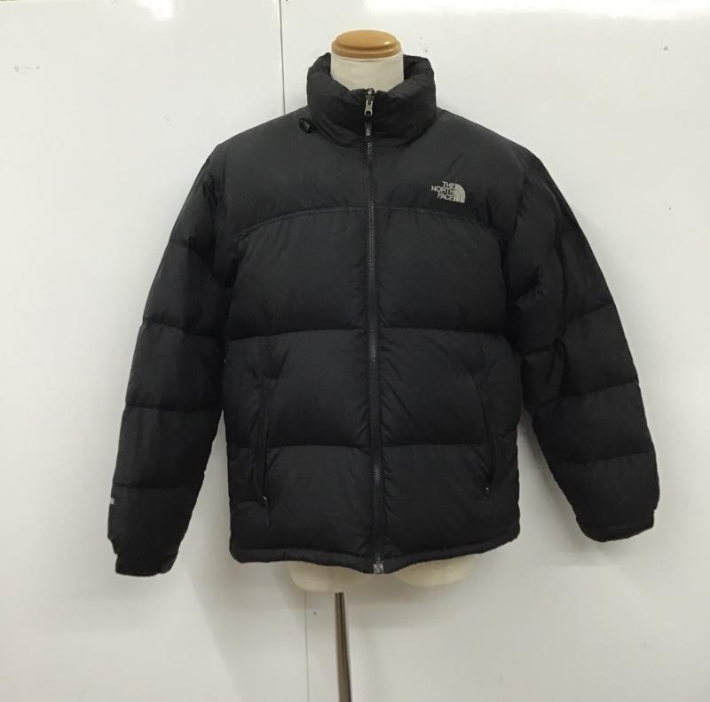 ザノースフェイス THE NORTH FACE ジャケット、上着 ジャンパー、ブルゾン ジップアップジャケット ジャンパー ダウンジャケット カジュアルジャケット アウター L ロゴ、文字 黒 / ブラック /  メンズ USED 古着 中古 10120625