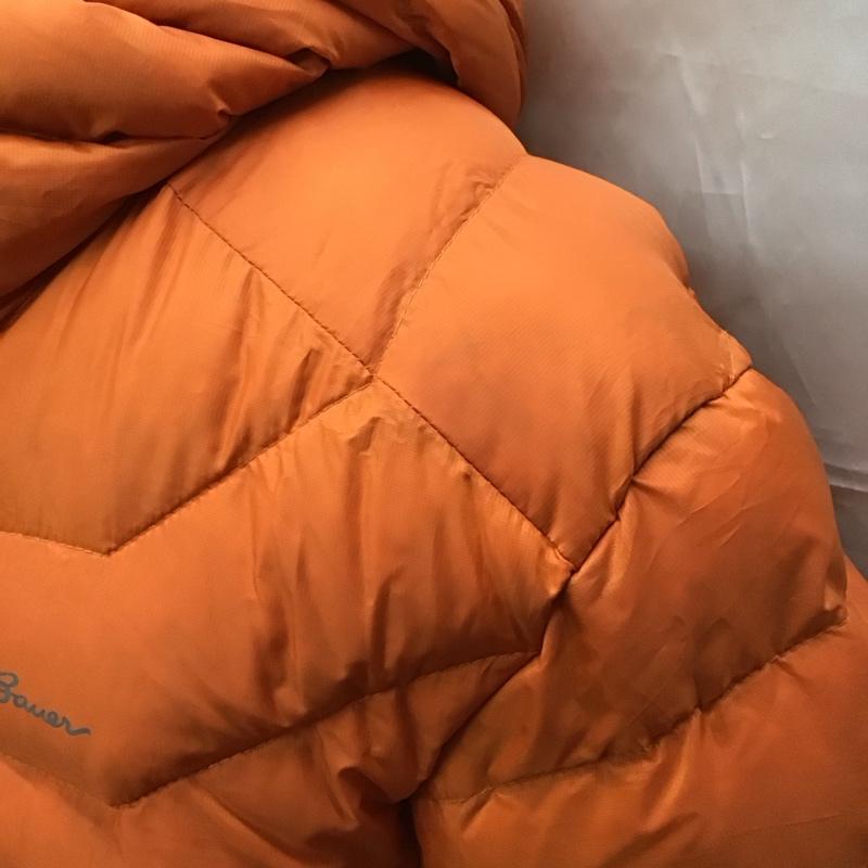 エディーバウアー Eddie Bauer ジャケット、上着 ジャンパー、ブルゾン ジップアップジャケット ジャンパー ダウンジャケット カジュアルジャケット アウター M ロゴ、文字 橙 / オレンジ /  メンズ USED 古着 中古 10110767