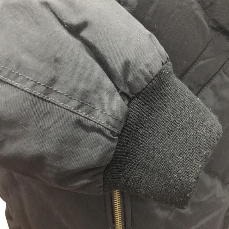 エディーバウアー Eddie Bauer ジャケット、上着 ジャンパー、ブルゾン ジップアップジャケット ジャンパー アウター ダウンジャケット キルティングジャケット M 無地 黒 / ブラック /  メンズ USED 古着 中古 10111320