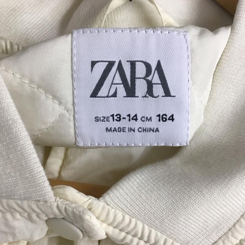 ザラ ZARA ジャケット、上着 ジャンパー、ブルゾン アウター ダウンジャケット フロントボタン 無地 オフホワイト / オフホワイト /  レディース USED 古着 中古 10144296