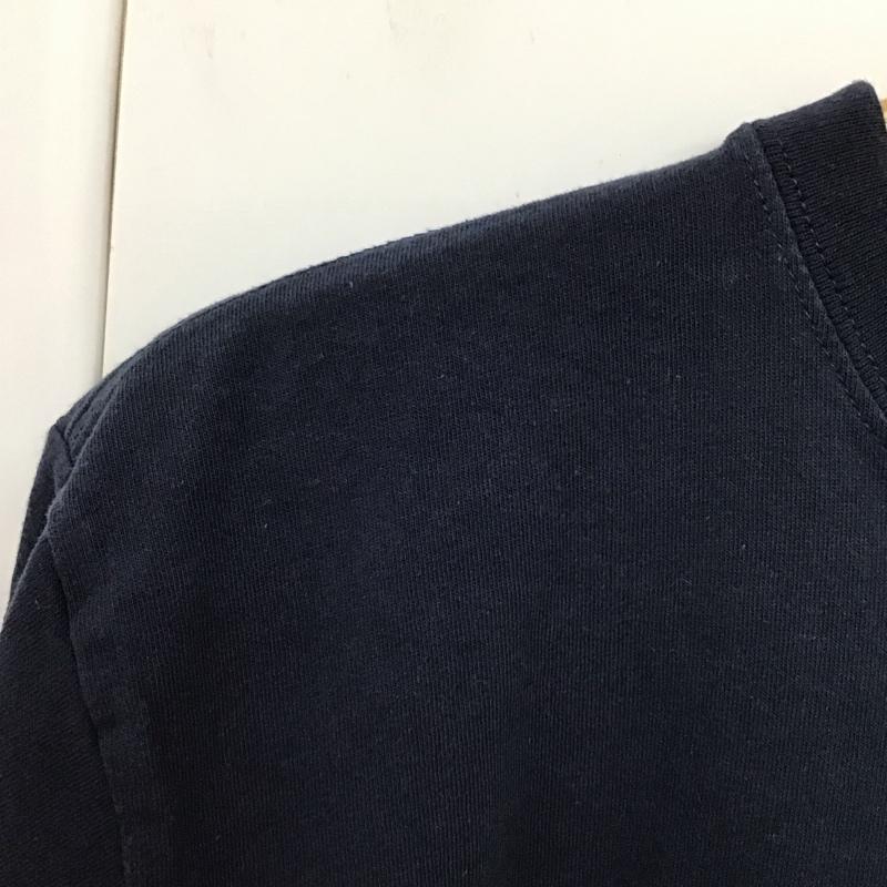 リー Lee Tシャツ 半袖 半袖カットソー プリントTシャツ クルーネックカットソー M プリント 紺 / ネイビー /  メンズ USED 古着 中古 10130929