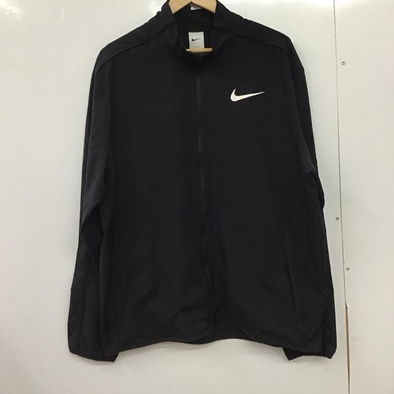 ナイキ NIKE ジャケット、上着 ジャンパー、ブルゾン dm6620-011 スポーツウェア ジャージ ジャケット チームウーブンジャケット XXL ロゴ、文字 黒 / ブラック /  メンズ USED 古着 中古 10150497