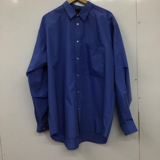 ダイワ ピアサーティナイン DAIWA PIER39 シャツ、ブラウス 長袖 長袖シャツ 無地シャツ カラーシャツ L 無地 青 / ブルー /  メンズ USED 古着 中古 10138781