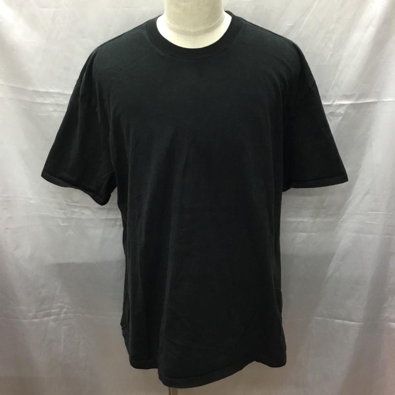 エッセンシャル ESSENTIEL Tシャツ 半袖 XL ロゴ、文字 X 無地 黒 / ブラック /  メンズ USED 古着 中古 10113446