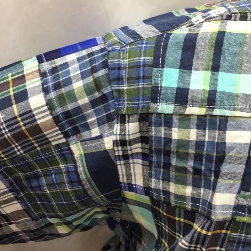 ブルックスブラザーズ BROOKS BROTHERS シャツ、ブラウス 半袖 半袖シャツ チェックシャツ ボタンダウンシャツ XL チェック マルチカラー / マルチカラー /  メンズ USED 古着 中古 10111607